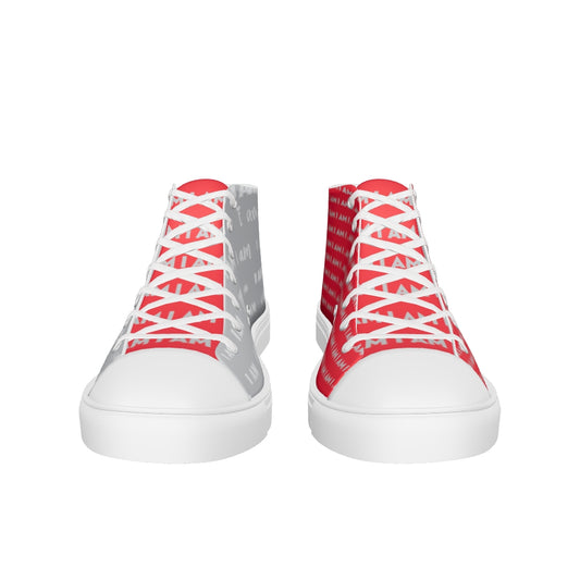 I AM - Men’s high top canvas shoes